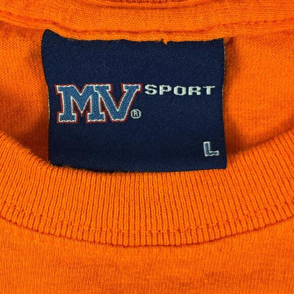 VTG MV Sport Idaho State Bengals Orange College Graphic T-shirt Size Large - Picture 3 of 7